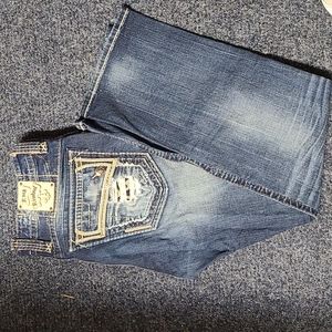 Mens Rock Revival Jeans
